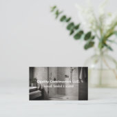 Visitekaartje tegel installateur (Staand voorkant)