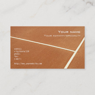 visitekaartje "Tennis"