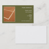 visitekaartje "Tennis" (Voorkant / Achterkant)