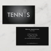 Visitekaartje Tennis Coach (Voorkant / Achterkant)