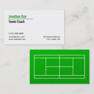 Visitekaartje Tennis Coach