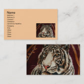Visitekaartje Tiger (Voorkant / Achterkant)