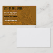 Visitekaartje Tiger (Voorkant / Achterkant)