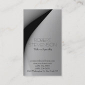 Visitekaartje tijdelijk grijs onroerend goed (Achterkant)