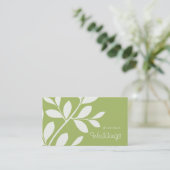visitekaartje Tree Branch Wedding Planner sage (Staand voorkant)