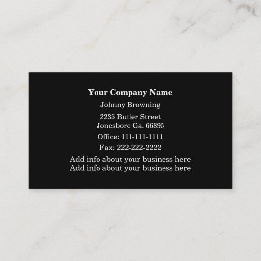 Visitekaartje treinsporen (Voorkant)