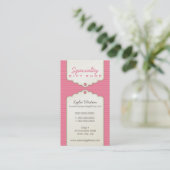 VISITEKAARTJE :: trendy gifttag P8 (Staand voorkant)