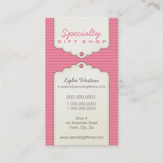 VISITEKAARTJE :: trendy gifttag P8 (Voorkant)