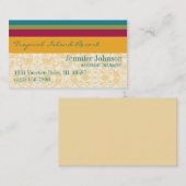 Visitekaartje Tropical Resort Manager (Voorkant / Achterkant)