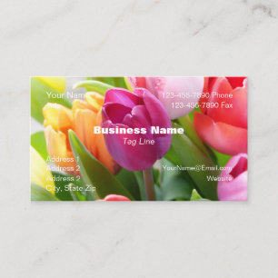 Visitekaartje Tulpen of Foto HAMbyWG