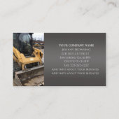 Visitekaartje uitgravingsservice (Voorkant)