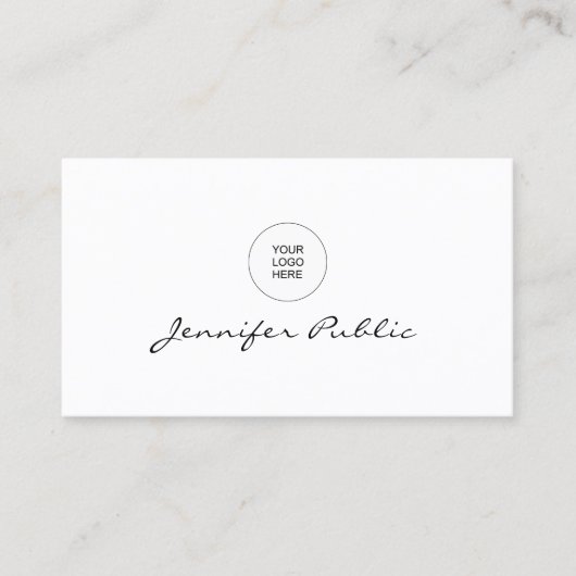 Visitekaartje Uw Logo hier Modern (Voorkant)