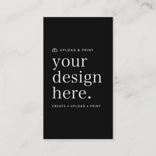 Visitekaartje uw ontwerp-upload (Voorkant)