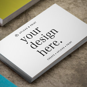 Visitekaartje uw ontwerp-upload