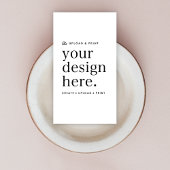 Visitekaartje uw ontwerp-upload