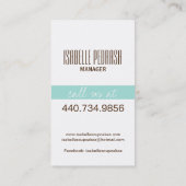 Visitekaartje van   (Achterkant)