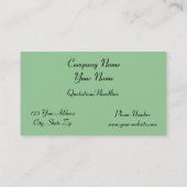 Visitekaartje van 100 dollar dollar (Achterkant)