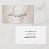 Visitekaartje van abstract therapeut-adviseur (Voorkant / Achterkant)