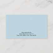 Visitekaartje van arts (Achterkant)