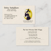 Visitekaartje van auteur (Voorkant / Achterkant)