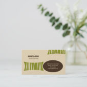 Visitekaartje van Barkcloth (Staand voorkant)