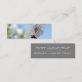 Visitekaartje van bladwijzer (Voorkant / Achterkant)