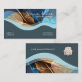 Visitekaartje van blauwvintonijn (Voorkant / Achterkant)