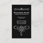 visitekaartje van borrelglas (Achterkant)