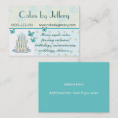 Visitekaartje van -bruiloft Cake Bakery (Voorkant / Achterkant)