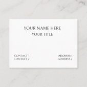 Visitekaartje van Butterfly Beauty Salon (Achterkant)