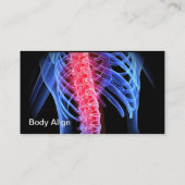 Visitekaartje van chiropractor (Achterkant)