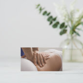 Visitekaartje van chiropractor (Staand voorkant)