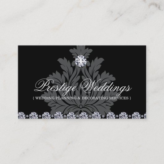 Visitekaartje van Damask Wedding Planner (Voorkant)