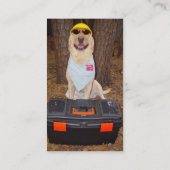 Visitekaartje van de aannemer (Achterkant)