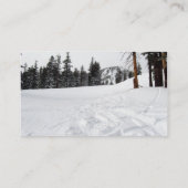 Visitekaartje van de bergen-sneeuwtrails (Achterkant)