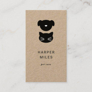 Visitekaartje van de bijtende kat- en hondenspecia