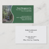 Visitekaartje van de boomoogst (Voorkant / Achterkant)