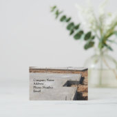 Visitekaartje van de bouwfundering (Staand voorkant)