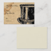 Visitekaartje van de bovenste waterpas (Voorkant / Achterkant)