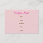 Visitekaartje van de bruiloft (Achterkant)