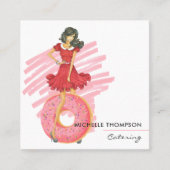 Visitekaartje van de Catering Square Food (Voorkant)