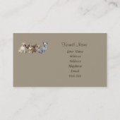 Visitekaartje van de Chihuahua-groep (Achterkant)