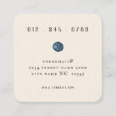 Visitekaartje van de Coach-plein (Achterkant)