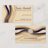 Visitekaartje van de consultant van de stromingsgo (Voorkant / Achterkant)