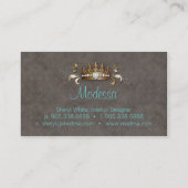  Visitekaartje van de Damaslaag Binnenontwerp (Achterkant)