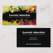 Visitekaartje van de de douaneontwerper van het Sp (Voorkant / Achterkant)