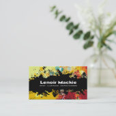 Visitekaartje van de de douaneontwerper van het Sp (Staand voorkant)