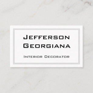 Visitekaartje van de decorator van de klasse en de