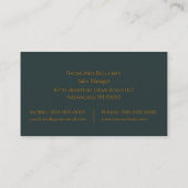 Visitekaartje van de directieleider (Achterkant)