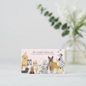 Visitekaartje van de Dog Walker Pet Sitting Waterv (Staand voorkant)